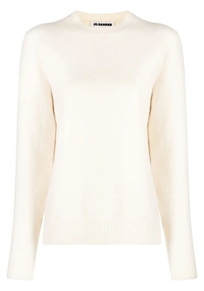 Jil Sander Harmony crew-neck wool jumper - White