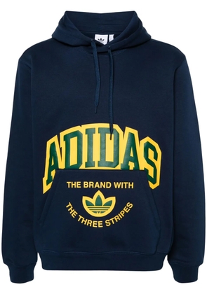 adidas VRCT logo-print hoodie - Blue