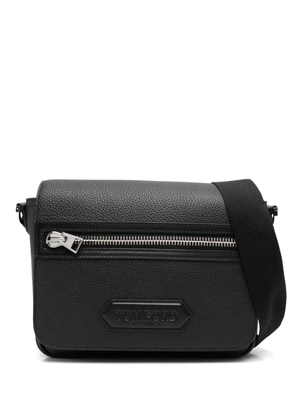 TOM FORD leather shoulder bag - Black