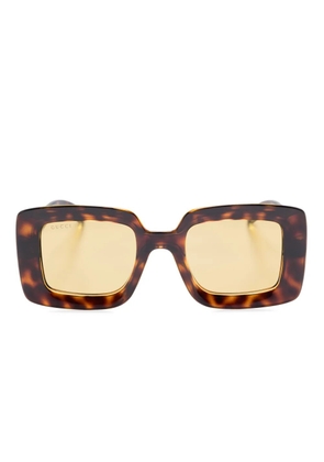 Gucci Eyewear square-frame sunglasses - Brown