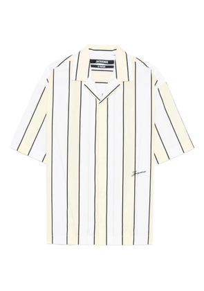Jacquemus stripe short-sleeve shirt - White