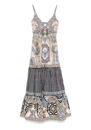 Camilla Make Me Your Mosaic maxi dress - Neutrals