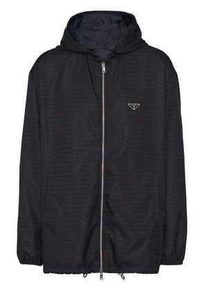 Prada Re-nylon hooded jacket - Black