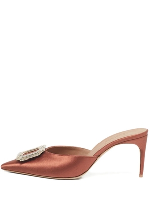Malone Souliers crystal-embellished mules - Pink
