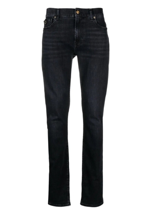 7 For All Mankind mid-rise skinny jeans - Black