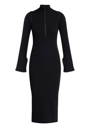 Moncler ribbed dress - Black