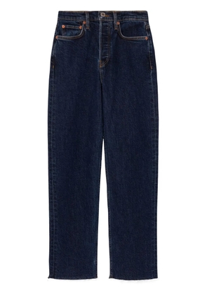 RE/DONE '70s Stove Pipe mid-rise jeans - Blue
