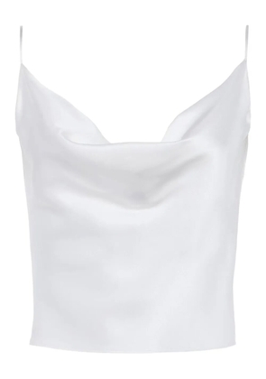 L'Agence Calista cowl-neck tank top - White
