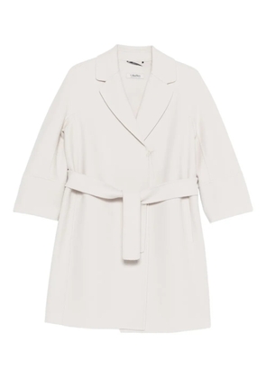 'S Max Mara self-tie coat - Neutrals
