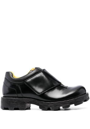 Diesel D-Hammer strap-detail shoes - T8013 BLACK