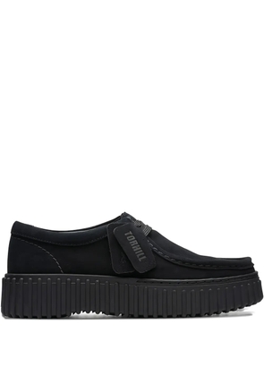 Clarks Originals suede lace-up loafers - Black