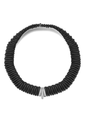 Roberto Demeglio small 18K white gold Three Station necklace - Silver