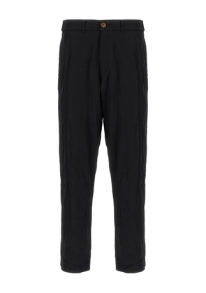 Comme Des Garçons Shirt crease-effect trousers - Black