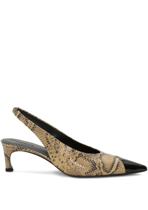 ROTATE BIRGER CHRISTENSEN slingback leather pumps - Neutrals