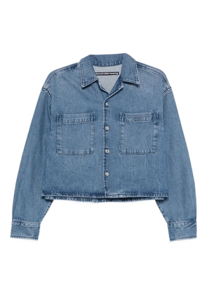 Alexander Wang buttoned pocket shirt - Blue