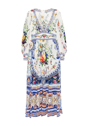 Camilla Tile Darls dress - White