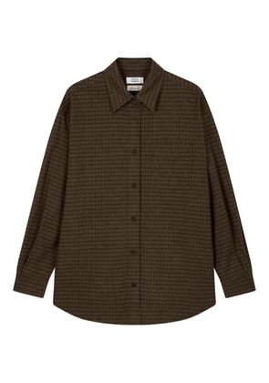TOMBOY checked shirt - Brown