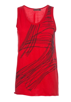Peachoo + Krejberg sleeveless top - Red