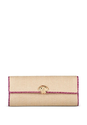 JADA LOVELESS small Classic clutch bag - Brown