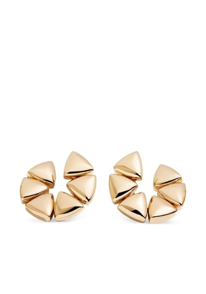 VHERNIER 18K rose gold Triangular Elements earrings - Pink