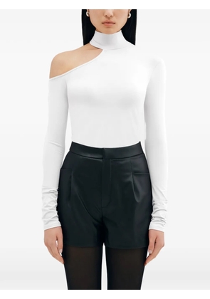 Marcella Evan cut-out long-sleeve top - White