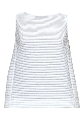 Odeeh striped sleeveless top - White