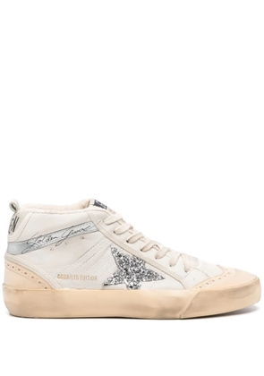 Golden Goose Mid-Star leather sneakers - Neutrals