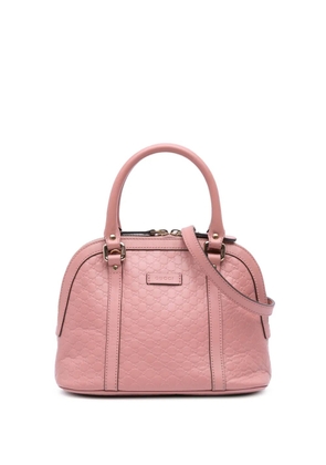Gucci Pre-Owned 2016-2024 Mini Microguccissima Dome satchel - Pink