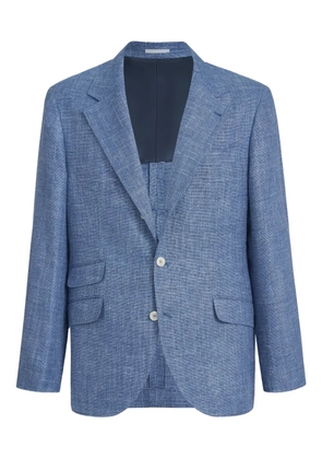 Brunello Cucinelli single-breasted blazer - Blue