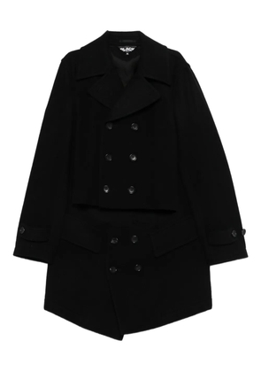 Black Comme Des Garçons double-breasted coat