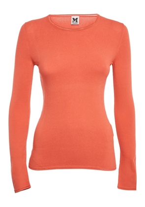 Missoni Pre-Owned crew neck long-sleeve top - Orange