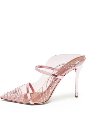Malone Souliers pre-owned 85mm Maureen mules - Pink