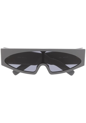 Rick Owens visor-style sunglasses - Grey