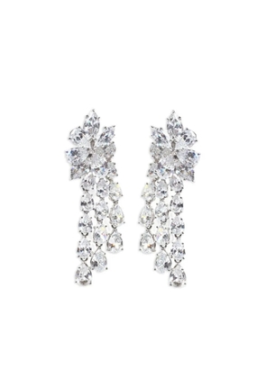 Fantasia by Deserio Shooting Star cluster-drop earrings - Silver