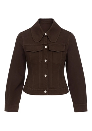 By Malene Birger Villies organic cotton denim jacket - Brown