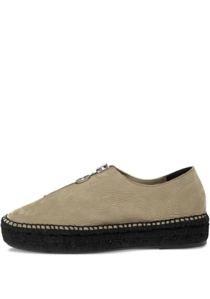 Pre-Owned Alexander Wang Devon zip-fastening espadrilles - Neutrals