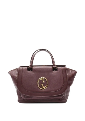 Gucci Pre-Owned 2016-2025 Leather Double G 1973 handbag - Red