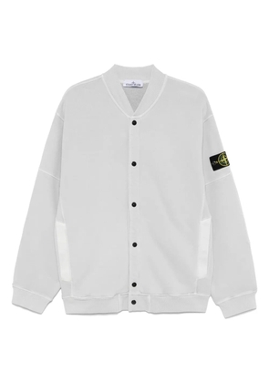 Stone Island Compass-patch cotton jacket - Grey