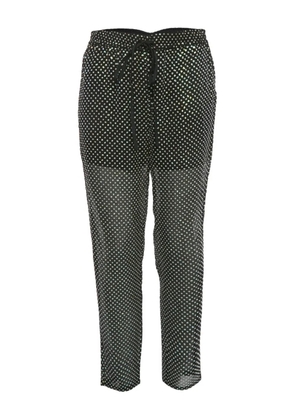 Valentino Pre-Owned drawstring-waist trousers - Black