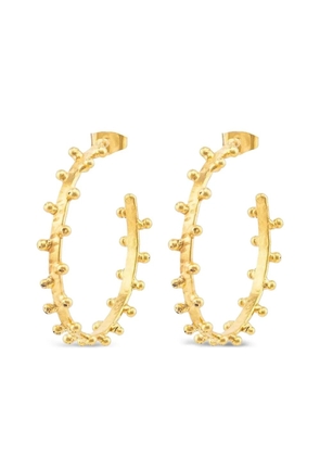 Sylvia Toledano Gipsy beaded hoop earrings - Gold
