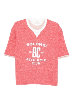 Brunello Cucinelli graphic-print T-shirt - Red