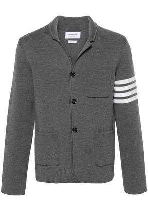 Thom Browne 4-Bar knit blazer - Grey