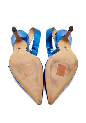 Christian Dior Pre-Owned Sweet-D bow slingback pumps - Blue