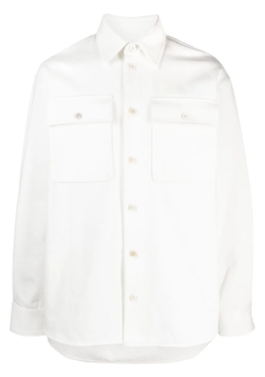 Jil Sander long-sleeve cotton shirt - White