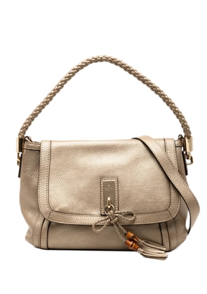 Gucci Pre-Owned 2000-2015 Leather Bella satchel - Gold