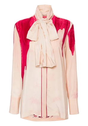 F.R.S For Restless Sleepers Eunice palm-print shirt - Pink