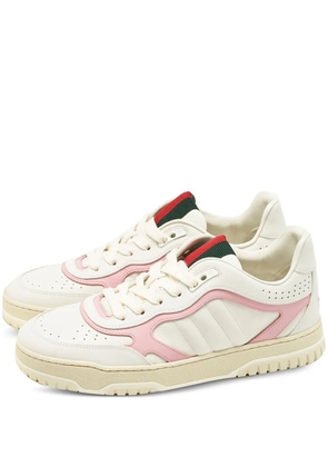 Gucci Pre-Owned GG leather sneakers - White
