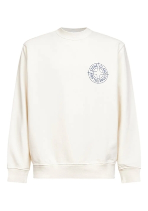 Stone Island embossed logo sweatshirt - Neutrals