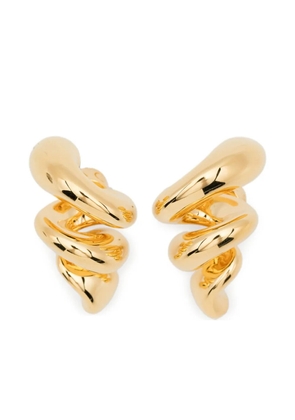 Maria Black Coil Crawler earrings - Gold