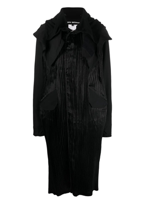 Junya Watanabe zip-up hooded jacket - Black